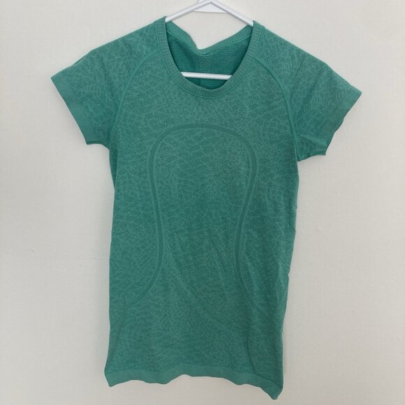 Lululemon Swiftly Tech Shirt Green Size 6 - Picture 1 of 5
